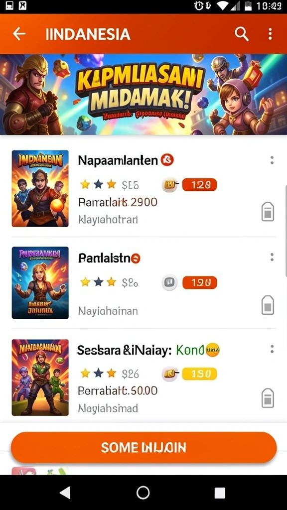 Tampilan antarmuka yang bersih dan user-friendly.