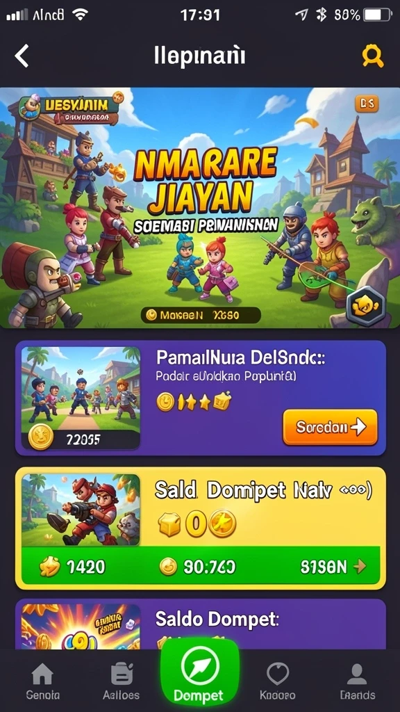 Karakter yang dapat dikustomisasi untuk pengalaman bermain yang unik.