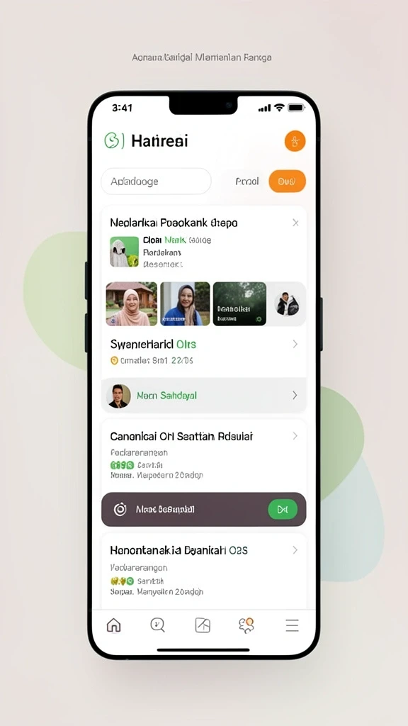 Fitur komunitas untuk berinteraksi dengan pemain lain.