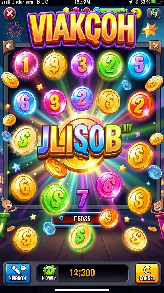 Tampilan slot dengan grafis colorful dan atraktif.
