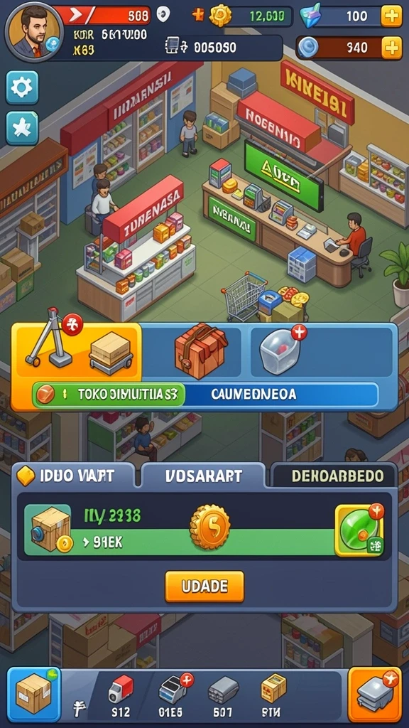 Screenshot menggambarkan fitur bonus dalam permainan.