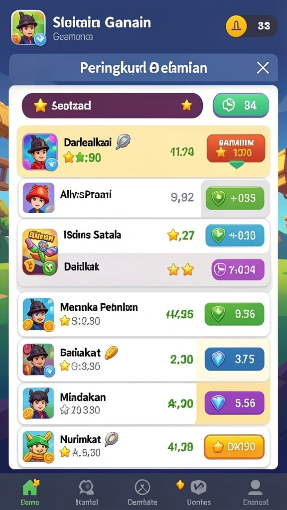 Mode permainan yang beragam untuk pengalaman lebih seru.