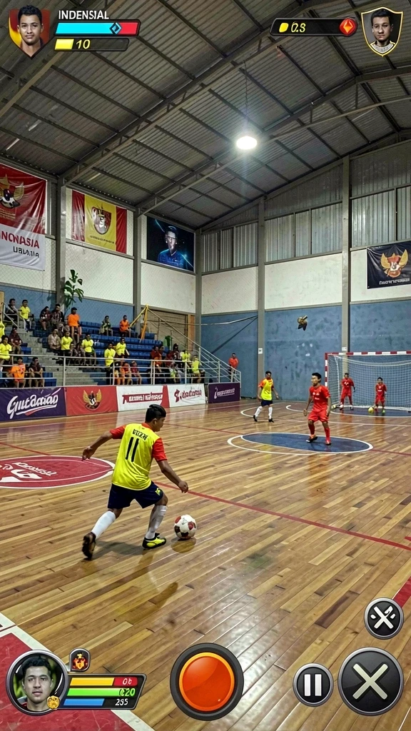 Tampilan karakter yang menarik dan penuh warna.