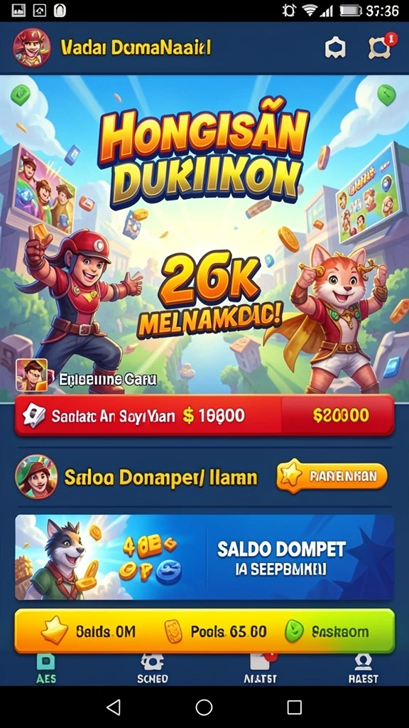 Tampilan menarik dengan antarmuka pengguna yang ramah.