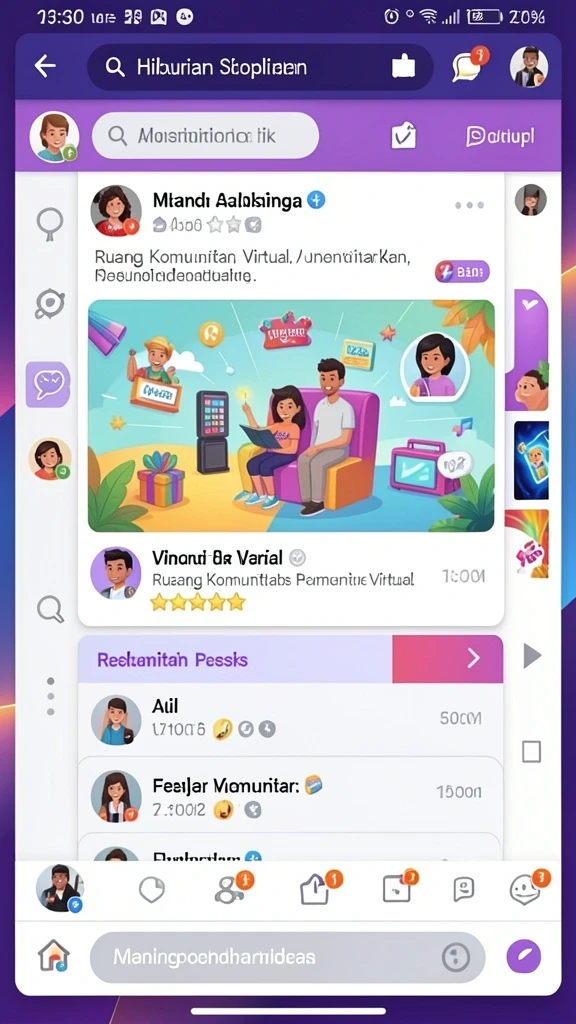 Tampilan antarmuka yang mudah dinavigasi.