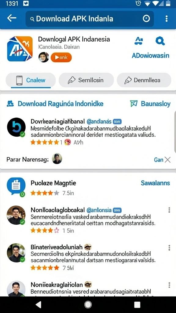Tangkapan layar fitur komunitas interaktif.