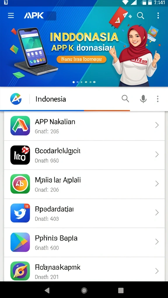Menu permainan dengan berbagai pilihan mode yang seru.