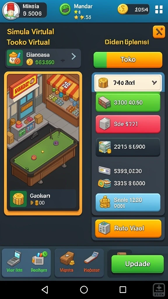 Tampilan antarmuka utama game HR89 yang menarik.