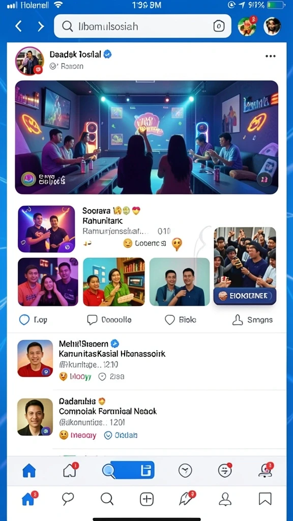 Tampilan grafis yang menakjubkan dalam permainan.