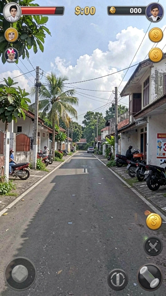 Fitur kustomisasi avatar yang menarik.