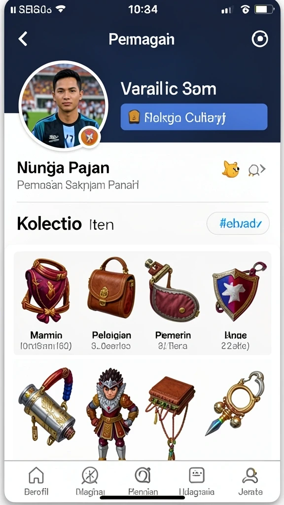 Salah satu karakter unik yang bisa dimainkan.