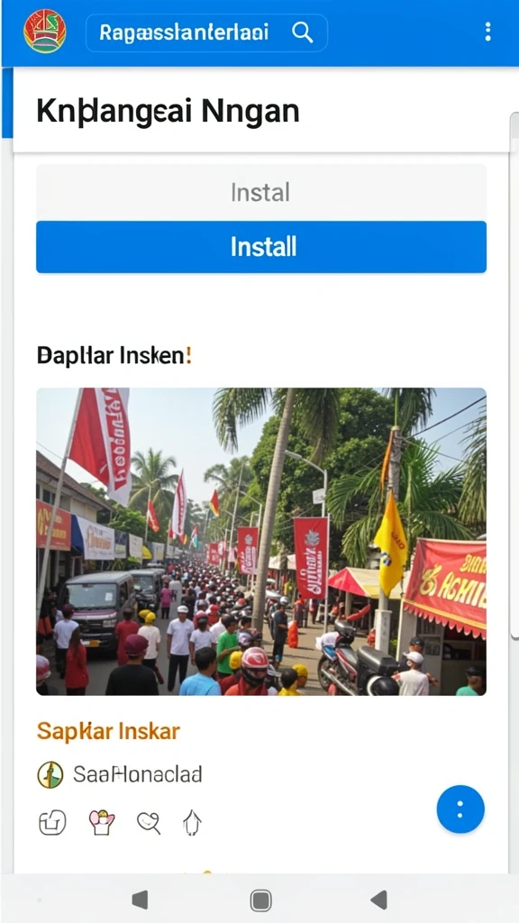 Tampilan antarmuka yang modern dan menarik.