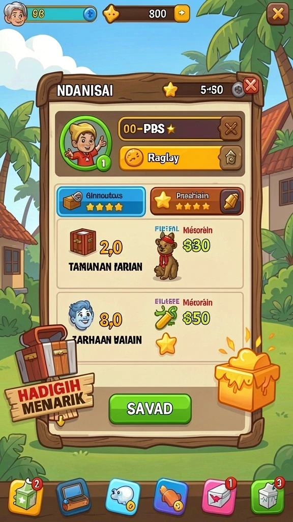 Tampilan antarmuka aplikasi yang menarik dan mudah digunakan.