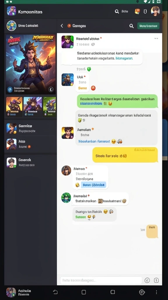 Tangkapan layar menampilkan grafik permainan yang memukau.