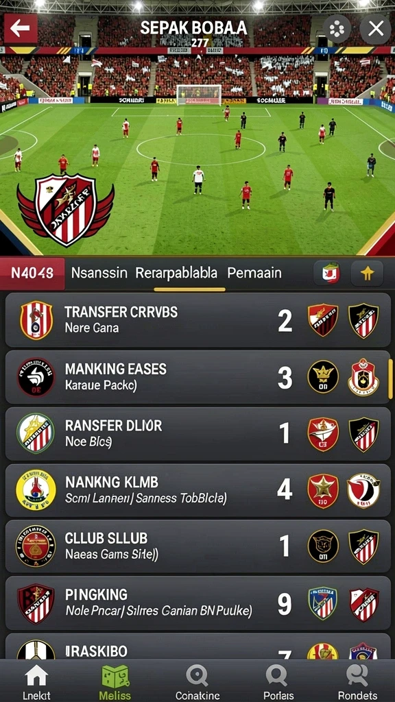 Antarmuka aplikasi yang menarik dan modern.