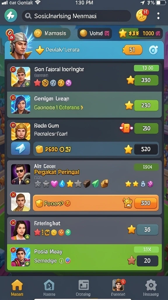 Berbagai jenis permainan yang menghibur bagi semua orang.
