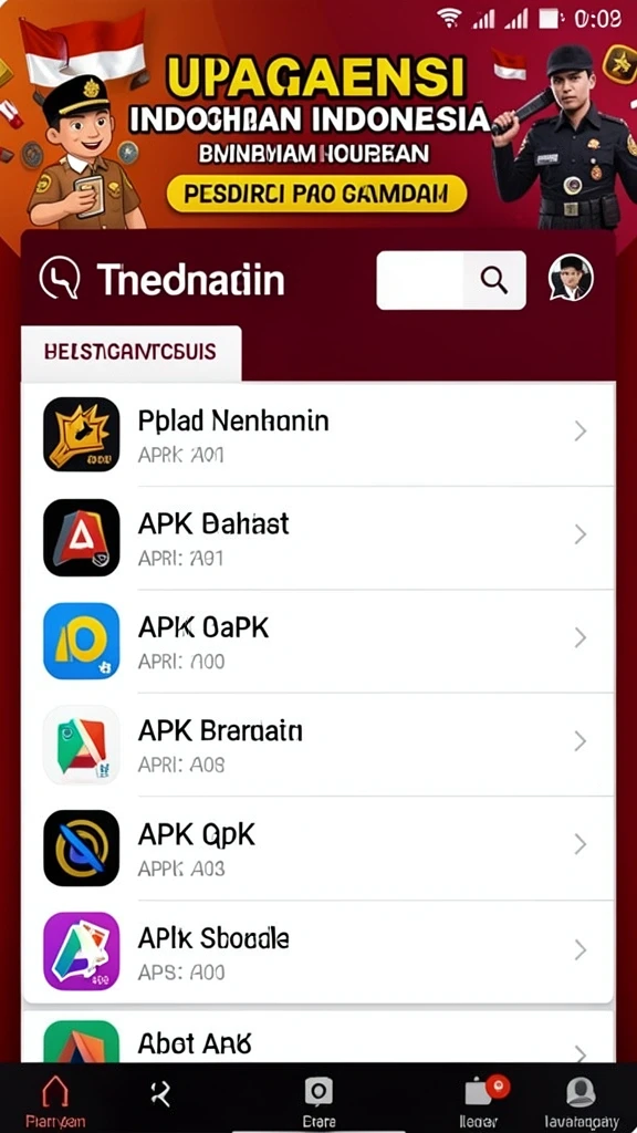 Pemilihan karakter yang bervariasi dan unik.