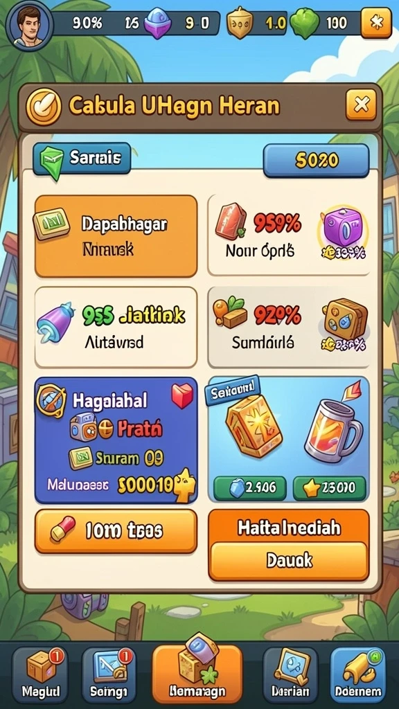 Mode permainan baru yang menambah keseruan bermain.