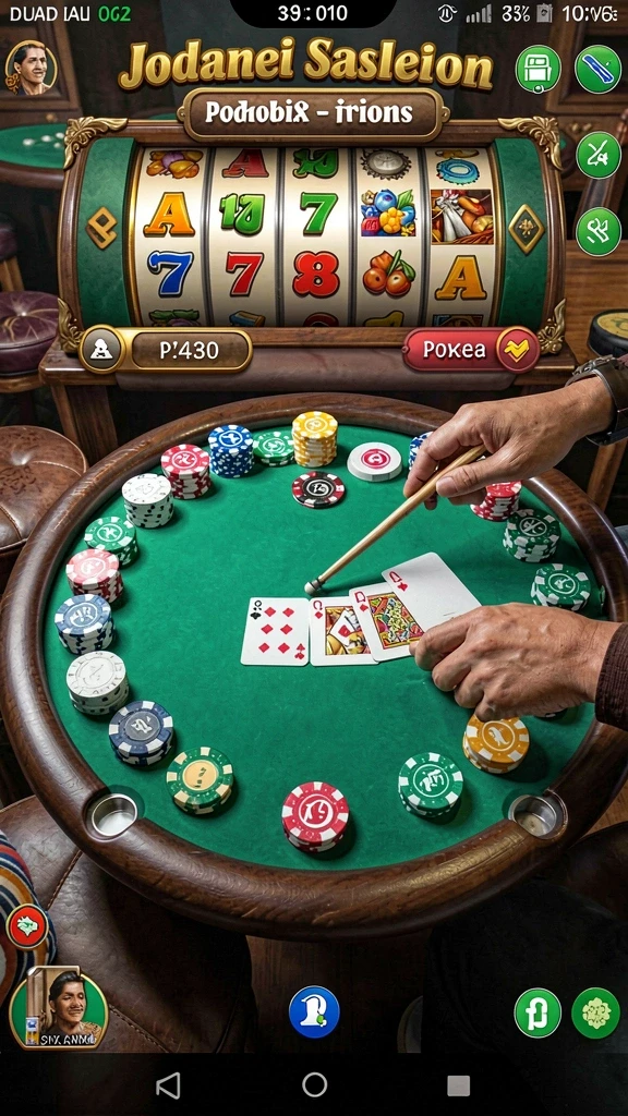 Screenshot saat memutar slot dengan tema klasik.