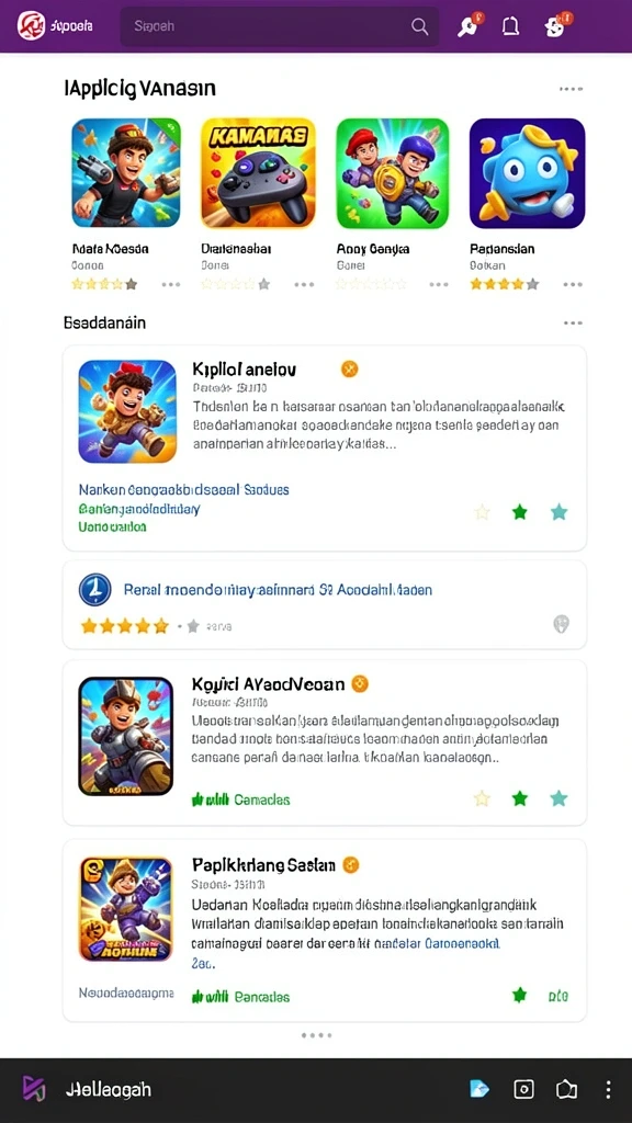 Mode permainan yang bervariasi dan menantang.