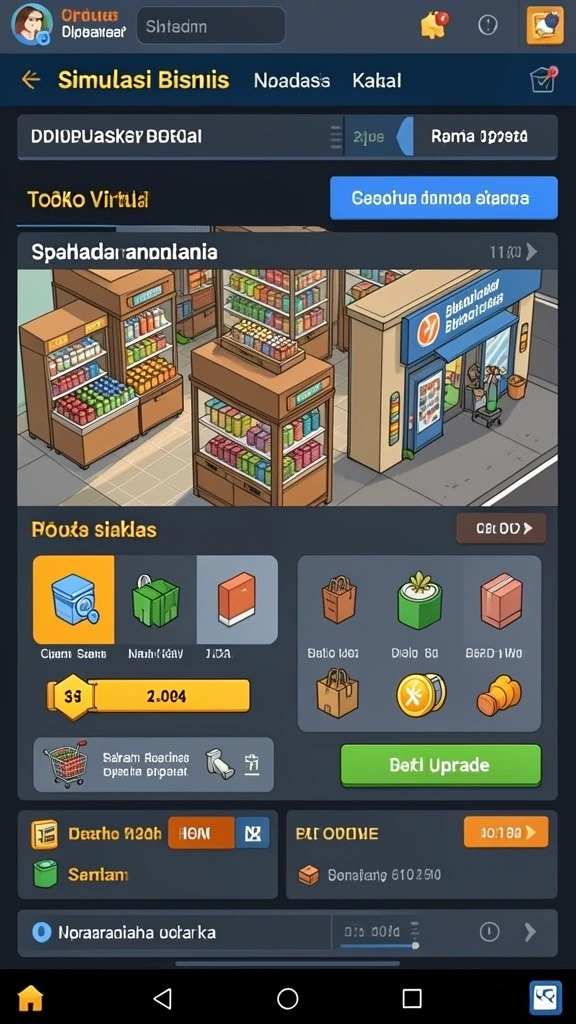 Tampilan antarmuka yang menarik dan user-friendly.