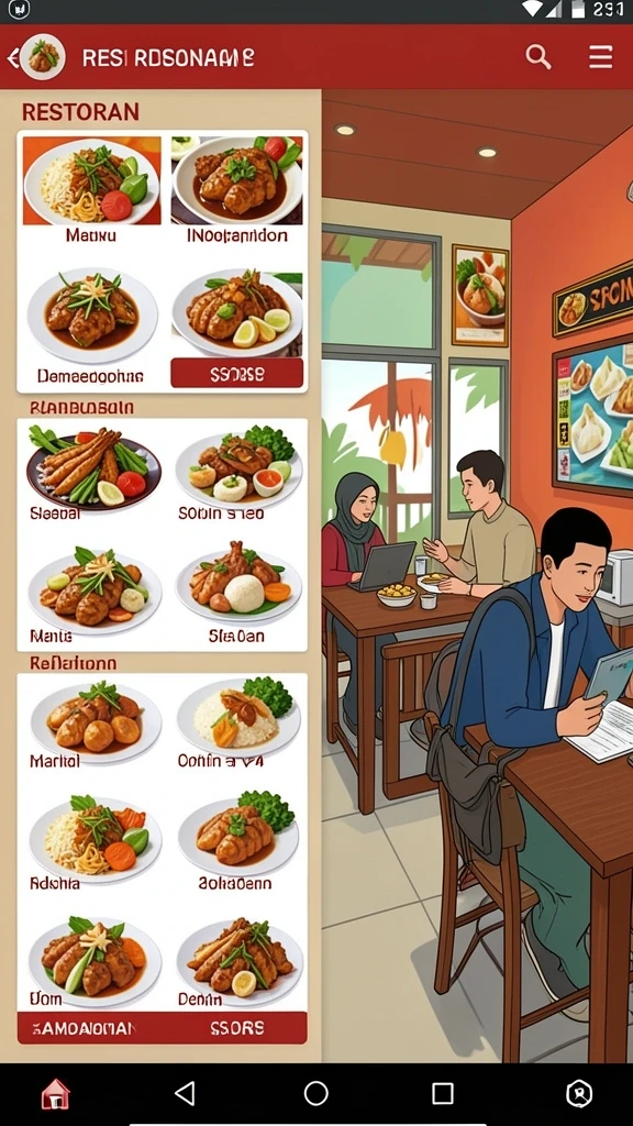 Fitur interaktif yang membuat permainan semakin seru.