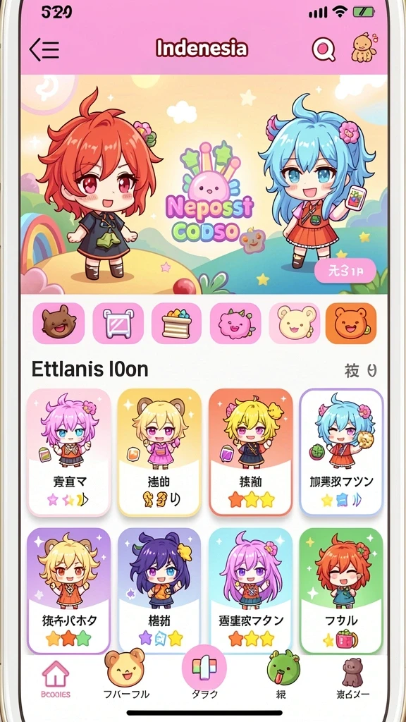 Tampilan utama game REMI101 yang menarik.