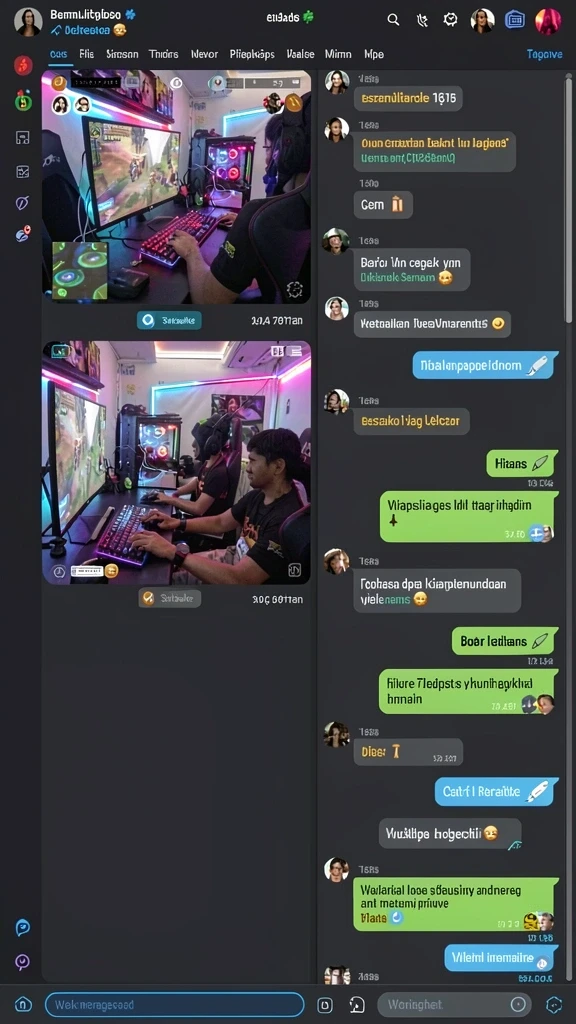 Pengaturan permainan dengan berbagai mode yang tersedia.