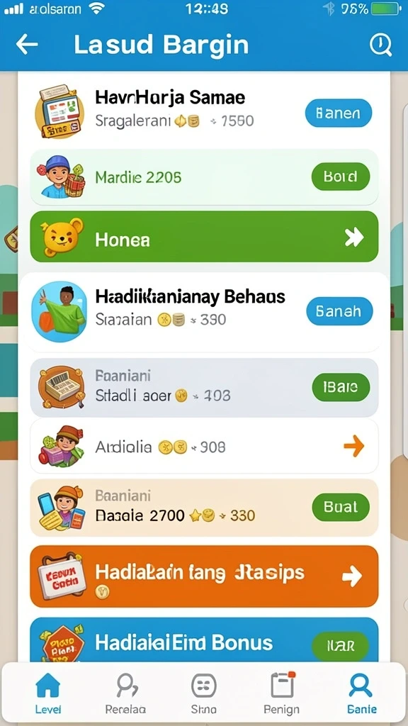Tampilan antarmuka aplikasi SAMBALTOTO yang menarik.