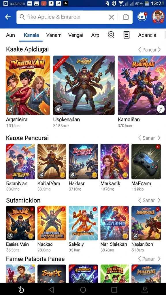 Tampilan awal SARANAJITU yang menarik perhatian.