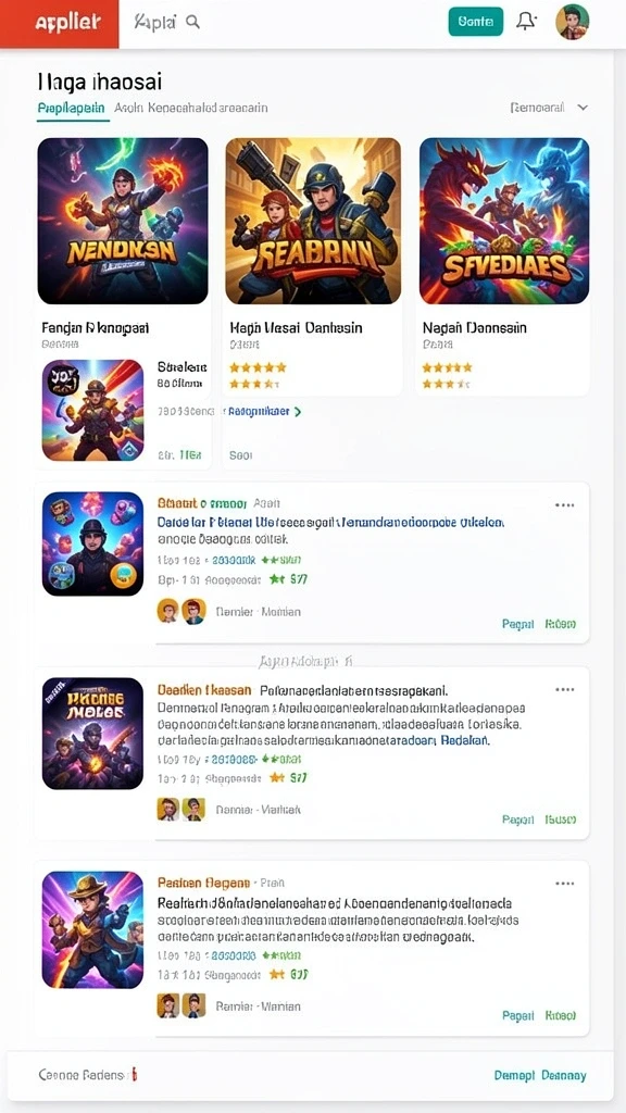 Beragam karakter menarik untuk dipilih.