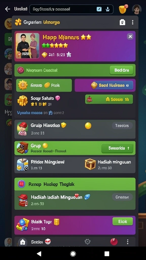 Mode permainan yang bervariasi untuk semua pengguna.