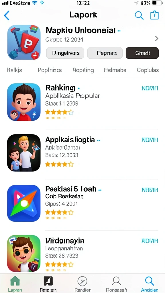 Tampilan antarmuka yang ramah pengguna dan mudah dipahami.