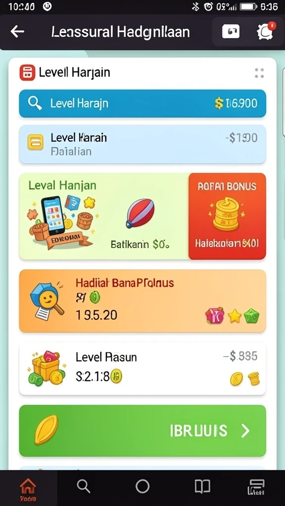 Tampilan antarmuka yang user-friendly.