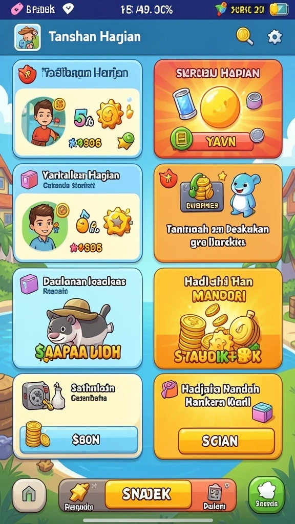 Mode permainan yang bervariasi dan seru.