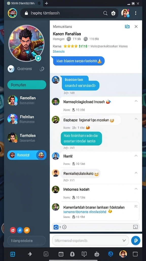 Berbagai karakter unik untuk dipilih.