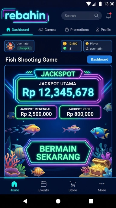 rebahin — layar beranda